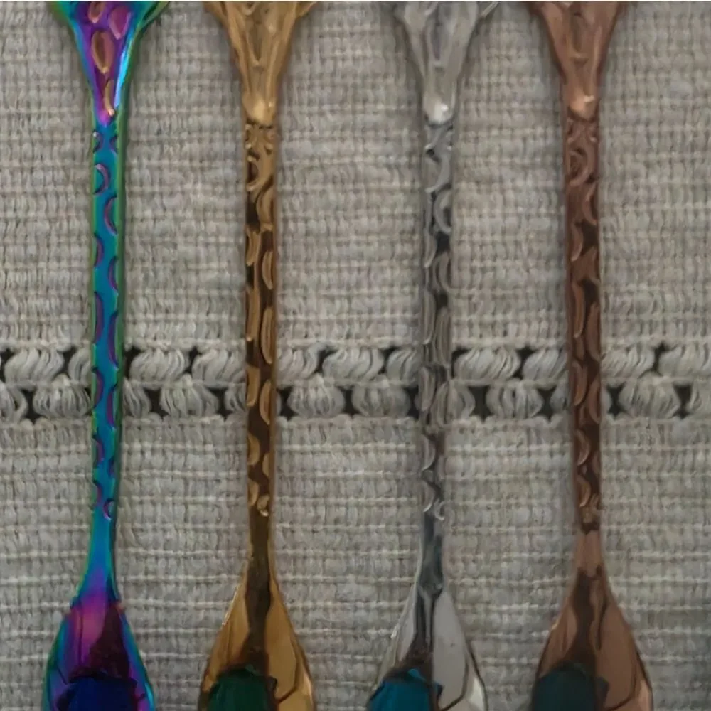 Giraffe Handle Spoon Set - Multicolor